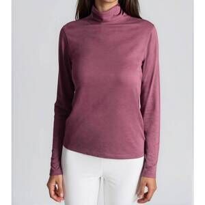 NEW BUKI take-out turtleneck shirt in wine